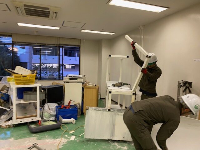 横浜市研究施設の現状回復工事